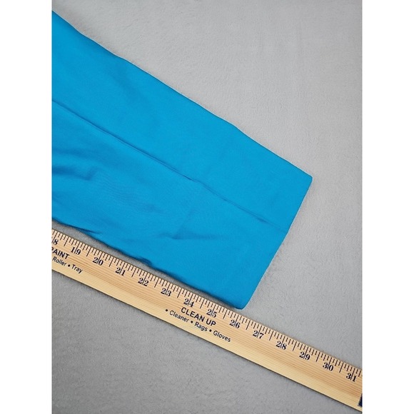 J Jill Pintucked Linen-Stretch Slim-Leg Pants NWT Medium BLUE Retail $79 - Picture 9 of 9